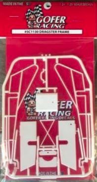 Dragster Frame Injection Molded Plastic #GR5C1130 by Gofer Racing