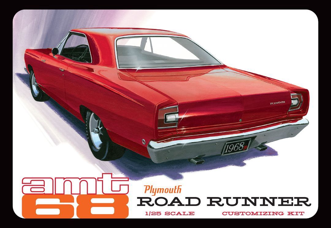 1968 Plymouth Road Runner Customizing Kit 1/25 Model Car Kit #1363/12 by AMT