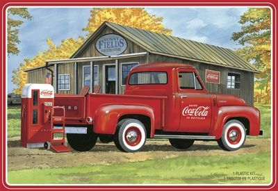 1953 Ford Pickup (Coca-Cola) 1/25 Model Truck Kit #1144 by AMT