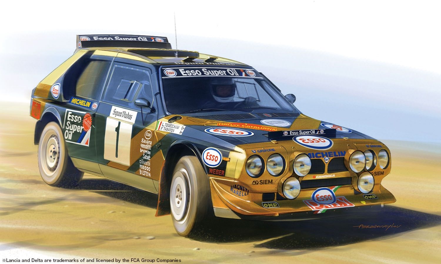 Beemax Lancia Delta S4 '86 Catalunya Rally Winner 1/24 #BX24034 by Platz