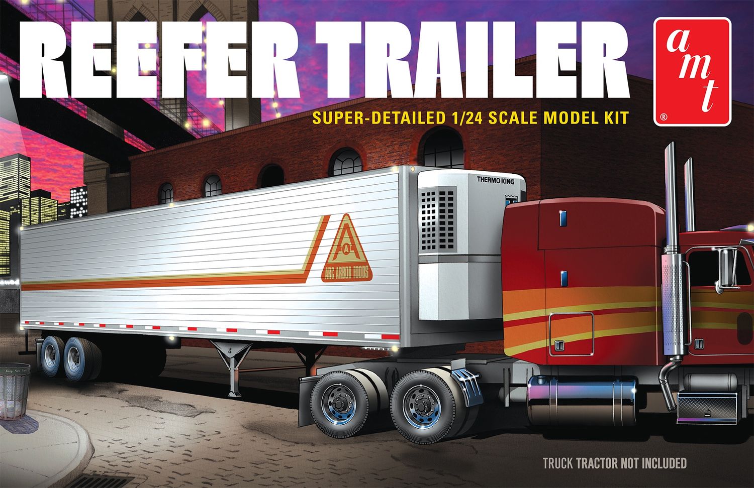 Reefer Semi Trailer 1/24 Model Truck Kit #1170 by AMT