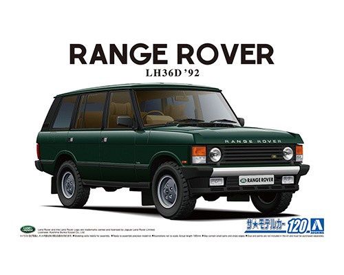 1992 Landrover LH36D Rangerover Classic 1/24 Model Car Kit #05796 by Aoshima