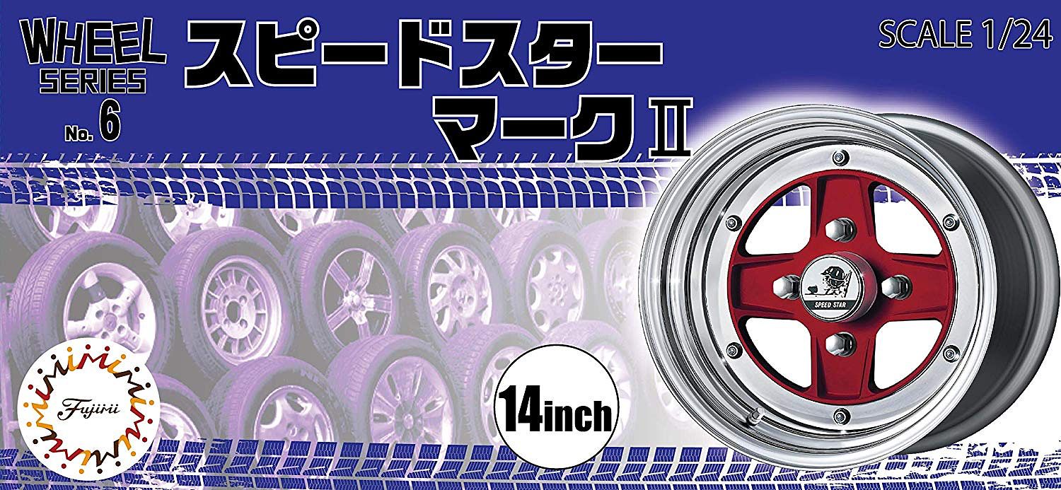 SSR Mark II 14inch 1/24 Model Car Kit #193472 by Fujimi