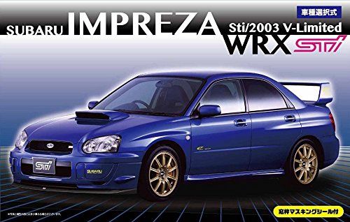 Subaru Impreza WRX Sti/2003 V-Limited w/Window Frame Masking Seal 1/24 #39404 by Fujimi
