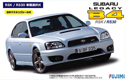 Subaru Legacy B4 RSK / RS30 w/Window Frame Masking Seal 1/24 #39329 by Fujimi