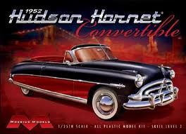 1952 Hudson Hornet Convertible 1/25 Model Car Kit #1204 by Moebius