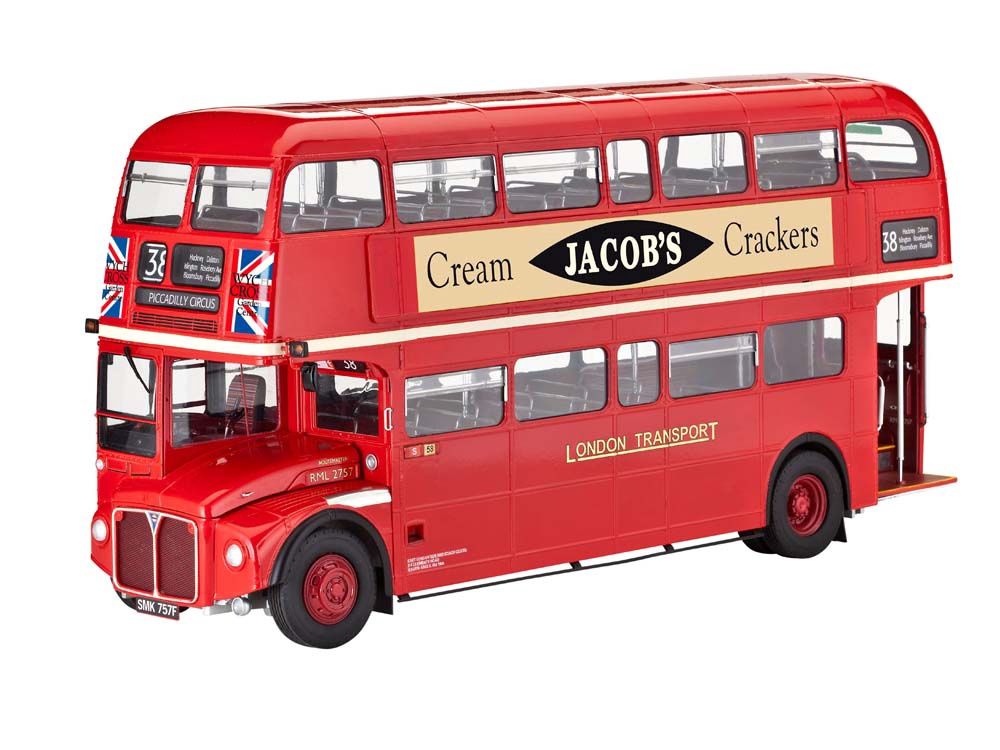 London Double Decker Bus 1/24 Model Car Kit #7651 by Revell