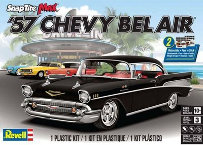 1957 Chevrolet Bel Air 1/25 Model Car Kit #1529 by Revell