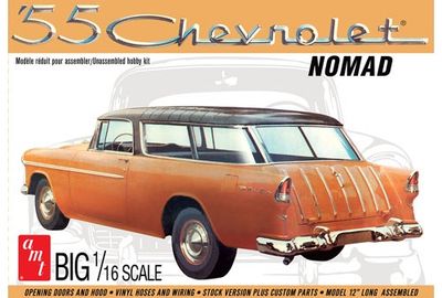 1955 Chevrolet Nomad 1/16 Model Car Kit #1005 by AMT