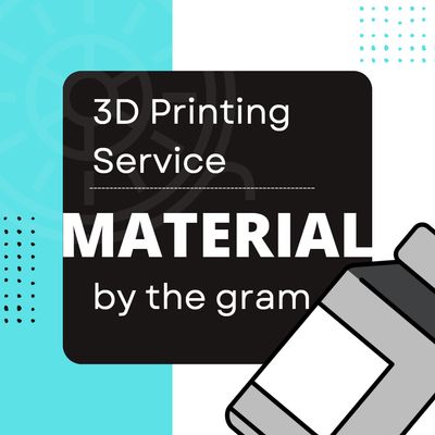 3D Printing Material - Resin by gram