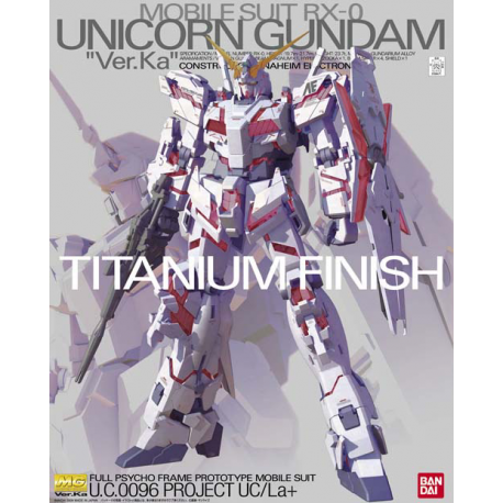 MG 1/100 RX-0 Unicorn Gundam Ver. Ka (Titanium Finish Ver) #0158471