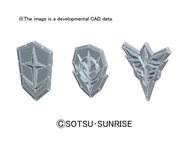 Builders Parts HD MS Emblem Relief 01 #5062857 by Bandai