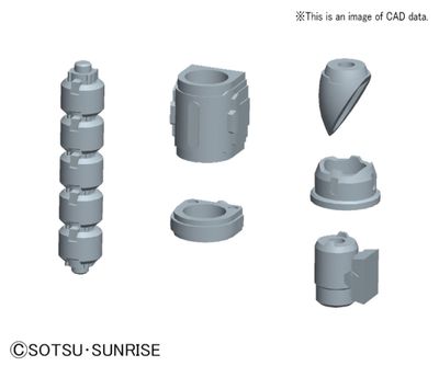 Builders Parts HD 1/144 MS Pipe 01 #5062759 by Bandai