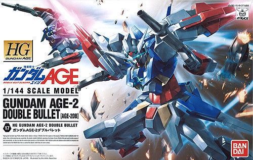HG AGE #17 1/144 Gundam AGE-2 Double Bullet #5060368 by Bandai