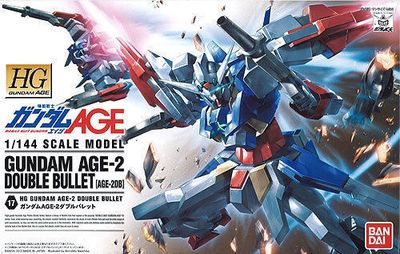 HG AGE #17 1/144 Gundam AGE-2 Double Bullet #5060368 by Bandai