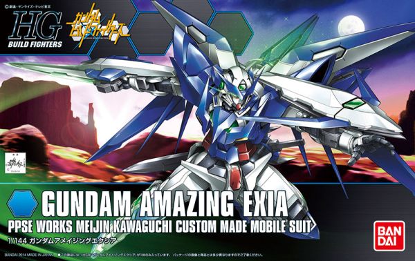HG Build 1/144 #16 Gundam Amazing Exia #5060372 by Bandai