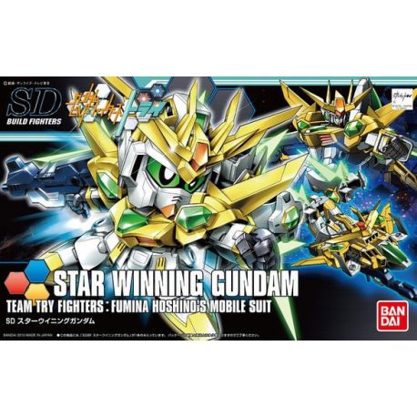 HG Build Fighters #30 1/144 Star Winning Gundam #5055439 by Bandai