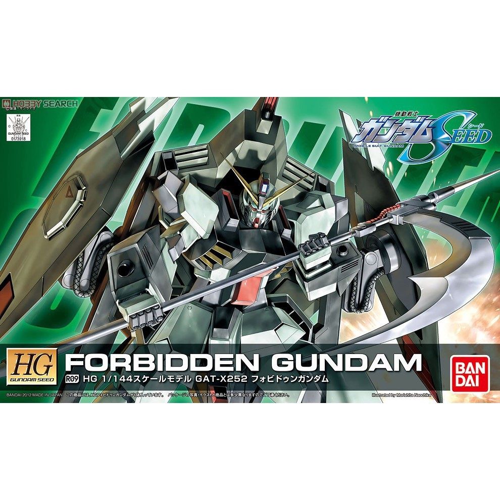 HG SEED #R09 1/144 GAT-X252 Forbidden Gundam #5057914 by Bandai