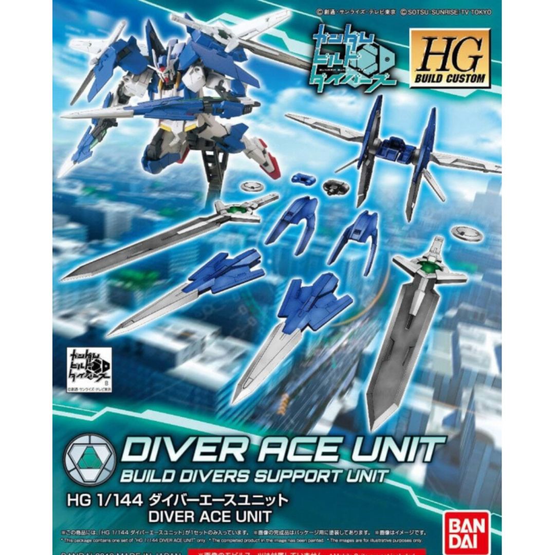 HG Build 1/144 #36 Diver Ace #0225746 by Bandai