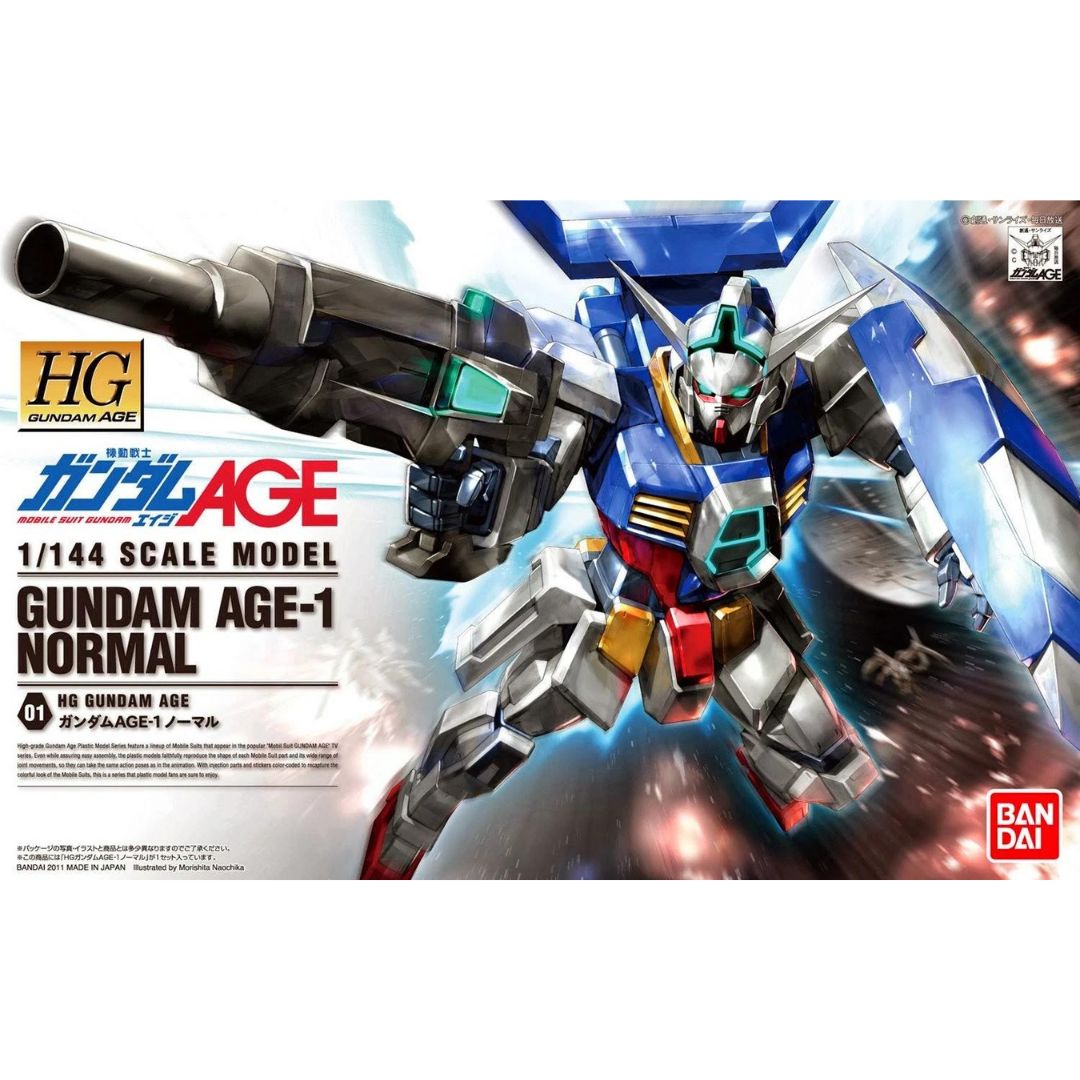 HG AGE #01 1/144 Gundam AGE-1 Normal #5058270 by Bandai