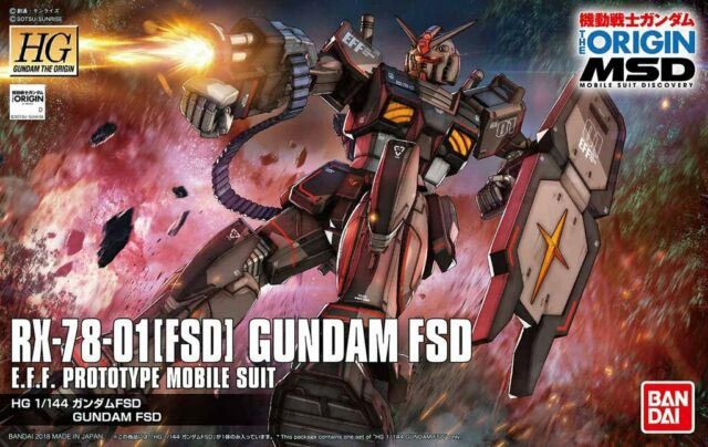 HG The Origin #21 1/144 RX-78-01[FSD] Gundam FSD #5059154 by Bandai