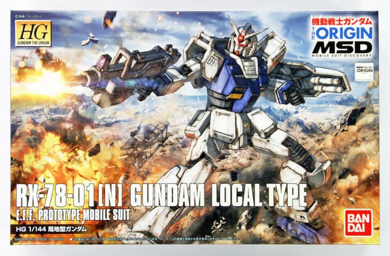 HG The Origin #10 1/144 RX-78-01[N] Gundam Local Type #5055725 by Bandai