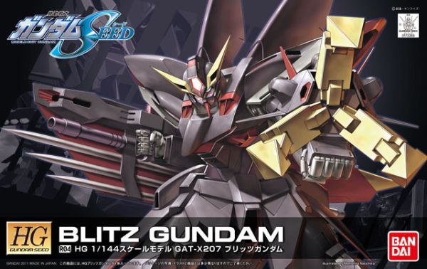 HG SEED #R04 1/144 GAT-X207 Blitz Gundam #5060361 by Bandai