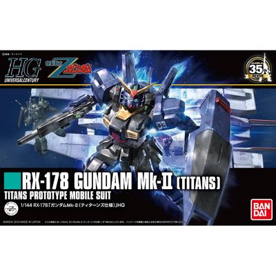 HGUC #194 1/144 RX-178 Gundam Mk. II (TITANS Colors) #5057985 by Bandai