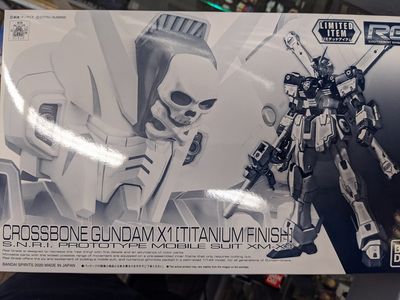 RG 1/144 XM-X1 Crossbone Gundam X1 (Titanium Finish) #5058993 by Bandai