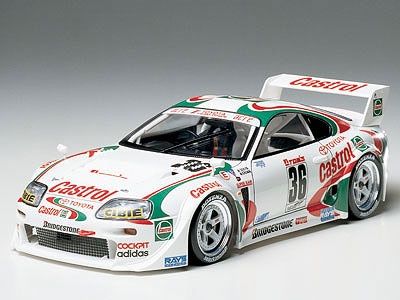 Castrol Toyota Tom's Supra GT 1/24 Model Car Kit #24163 by Tamiya