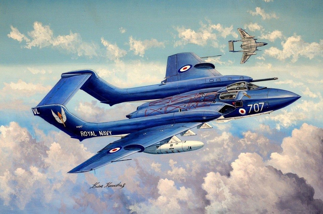 De Havilland DH.110 Sea Vixen Faw.2 1/48 #05808 by Trumpeter