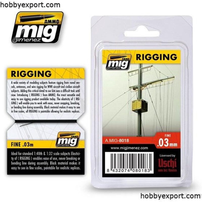 Ammo Mig Rigging - Medium 0.03 mm #AMIG8018