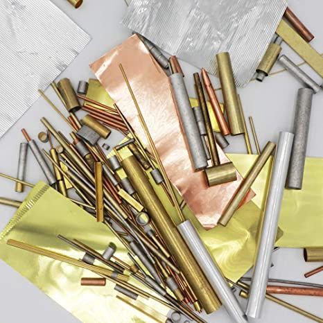 K&amp;S Metal Cut-Offs Assortment (Odds &amp; Ends in Copper/Brass/Stainless Steel/Aluminum) KSE3408