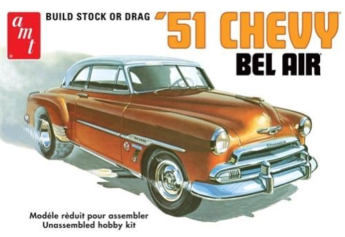 1951 Chevrolet Bel Air 1/25 Model Car Kit #862 by AMT