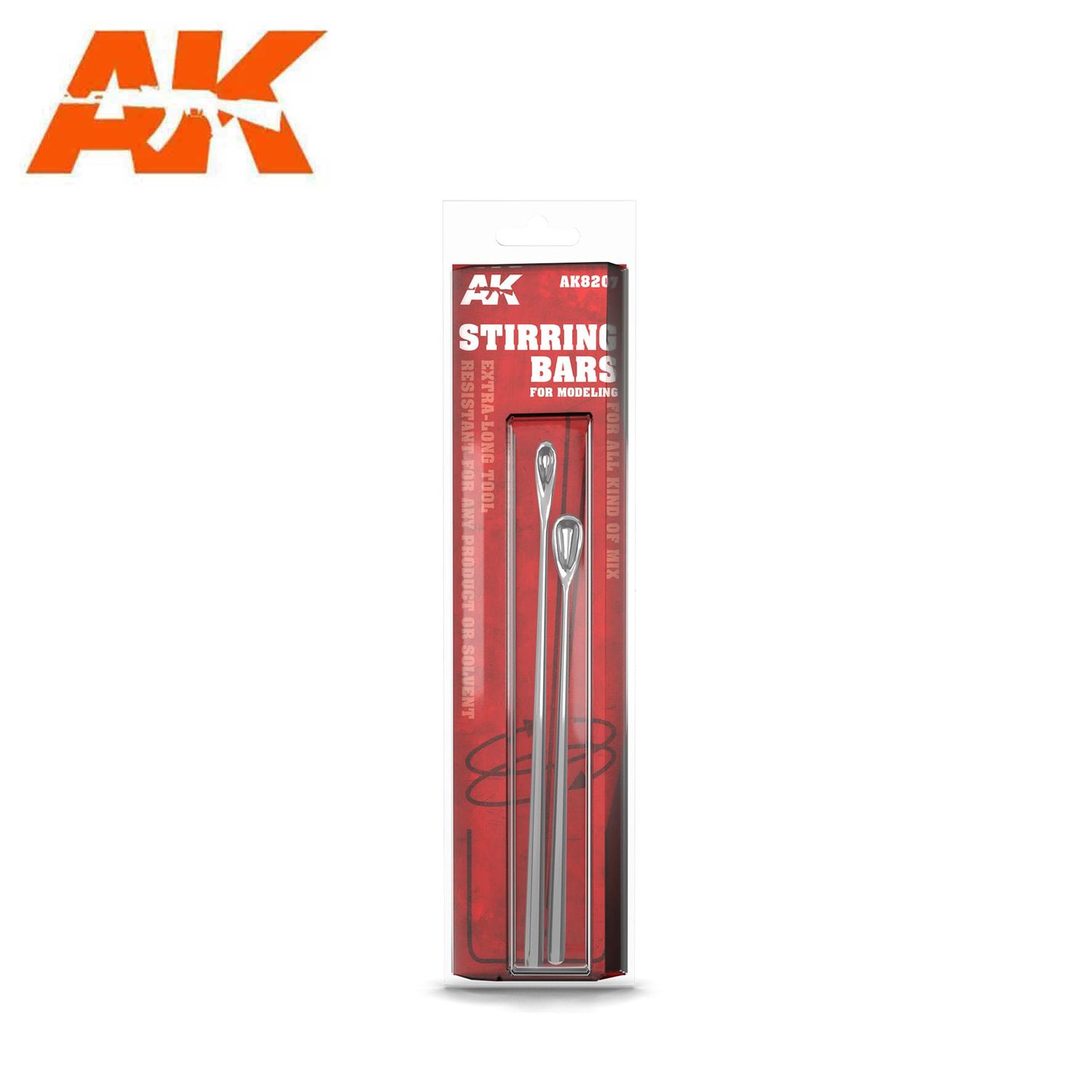 AK Interactive Stirring Bars for Modeling Set of 3