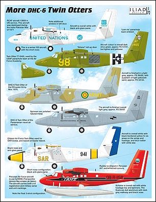 More Twin Otter Decals 1/72 by Iliad Design