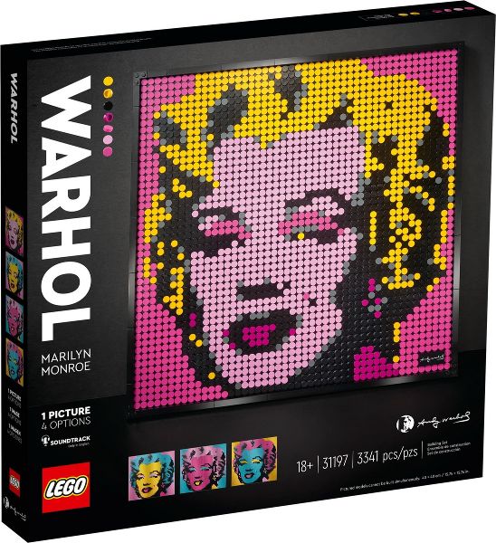 Lego Art: Andy Warhol Marilyn Monroe 31197