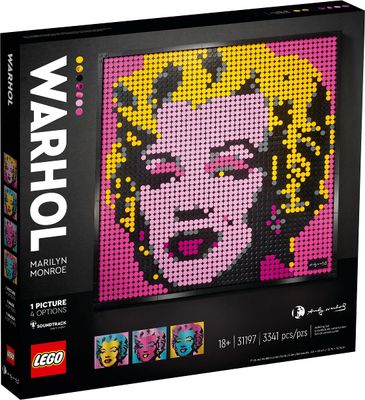 Lego Art: Andy Warhol Marilyn Monroe 31197