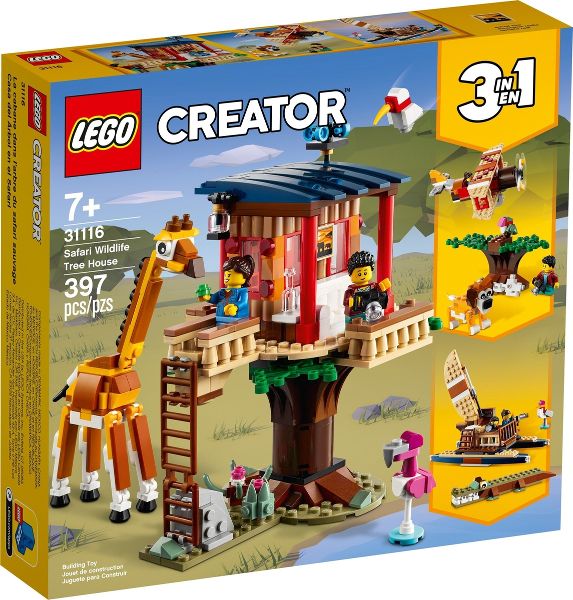 Lego Creator: Safari Wildlife Tree House 31116
