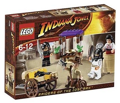 Lego Indiana Jones: Ambush in Cairo 7195 (Box has significant wear)
