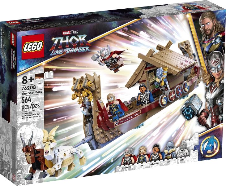Lego Marvel Super Heroes: Thor Love and Thunder The Goat Boat 76208