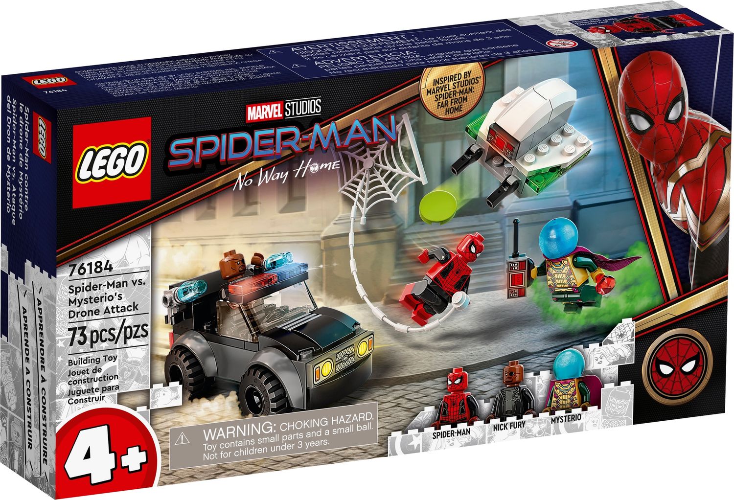 Lego Marvel Super Heroes: Spider-Man vs. Mysterio’s Drone Attack 76184