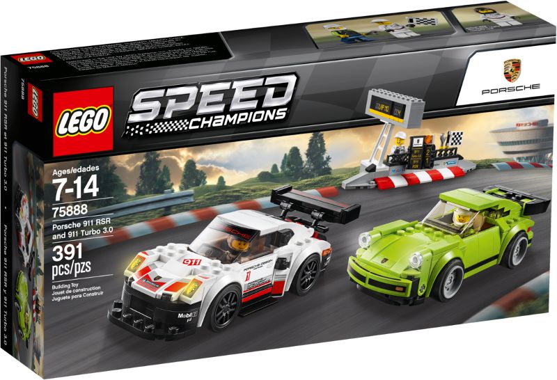 Lego Speed Champions: Porsche 911 RSR and 911 Turbo 3.0 75888 (Pre-Owned - Complete w/box)