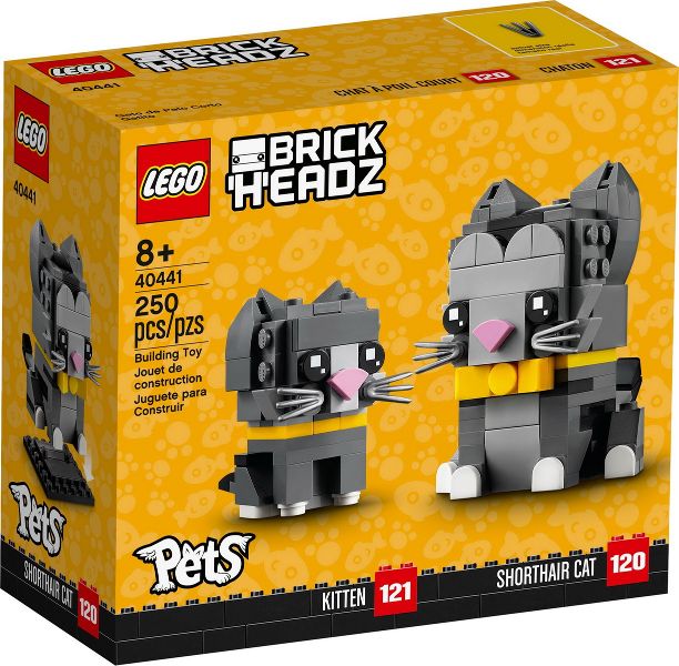 Lego Brickheadz: Kitten and Shorthair Cat 40441