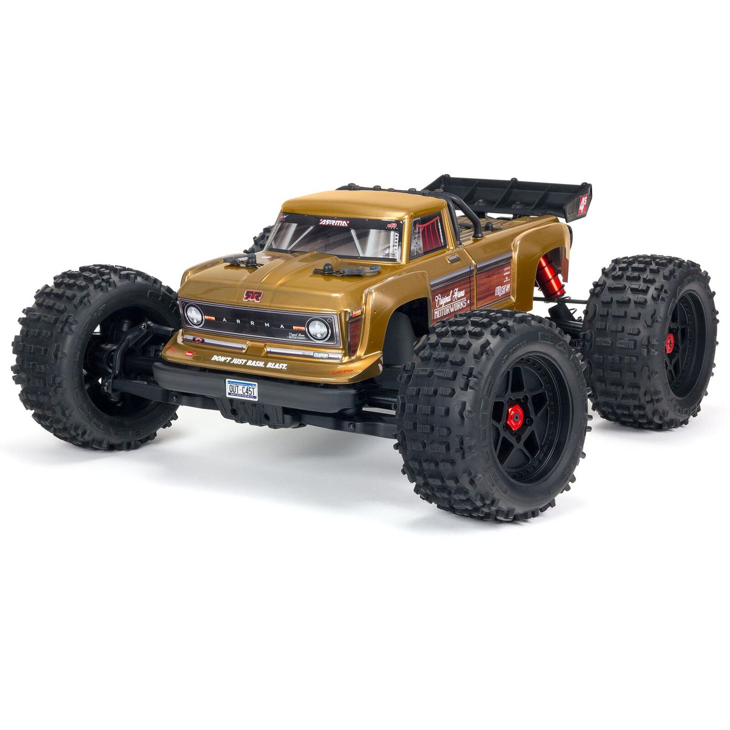 Arrma 1/10 4WD Stunt Truck RTR Brushless Outcast 4S V2 BLX - Assorted Colours ARA4410V2, Colour: Bronze ARA4410V2T1