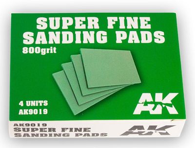 AK Interactive Sanding Pads (Super Fine) 800 Grit AK-9019