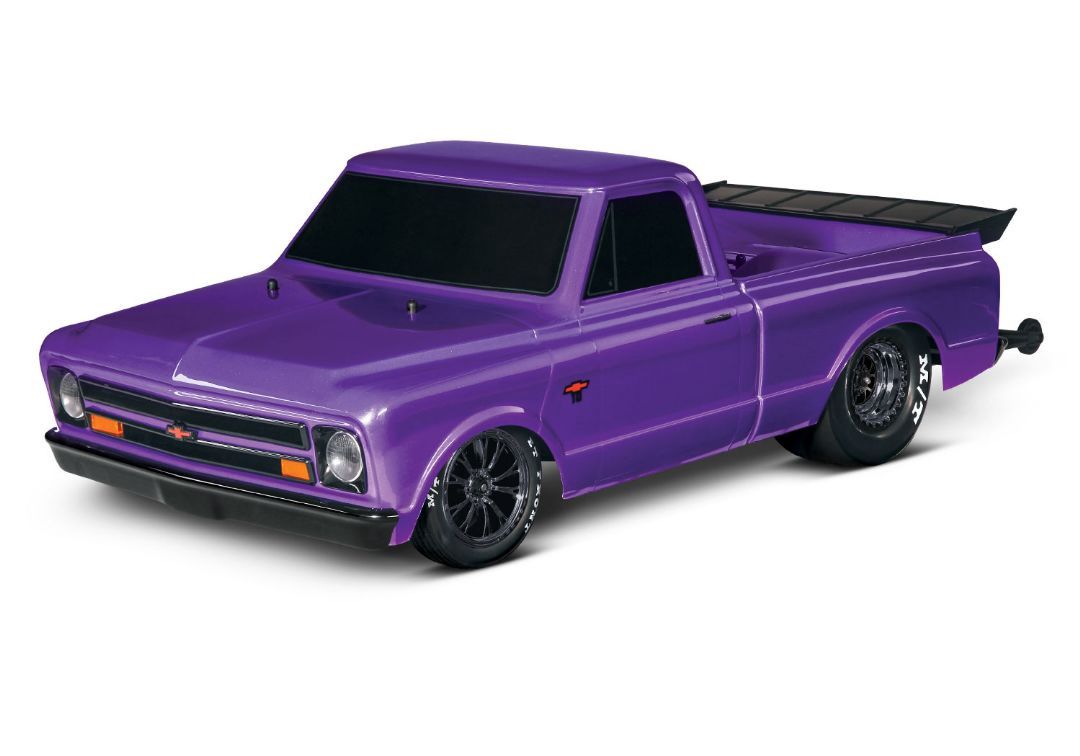Traxxas 1/10 2WD Drag Truck RTR Drag Slash Chevrolet C10 - Ultra Violet TRA94076-4PURPLE