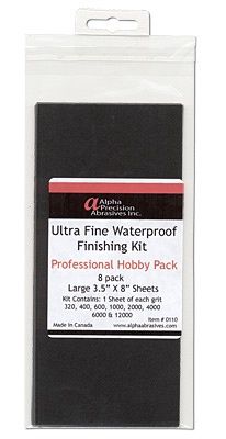 Alpha Abrasives Ultra Fine Waterproof Finishing Kit ALP110