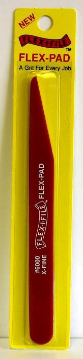 Flex-I-File Sanding Stick #6000 X Fine (Red) FLE6000