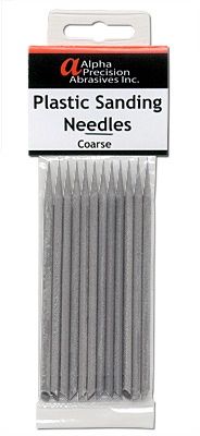 Alpha Abrasives Plastic Sanding Needles (Course 150 Grit) ALP401